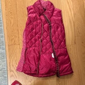 Lululemon Quilted Pink Puffer Vest